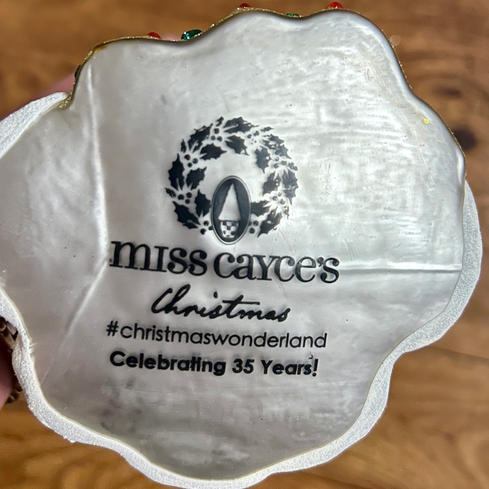 Christopher Radko (Miss Caycee’s) ~ Red/Black Santa Claus ~ Glass Ornament ~ New - Picture 15 of 16
